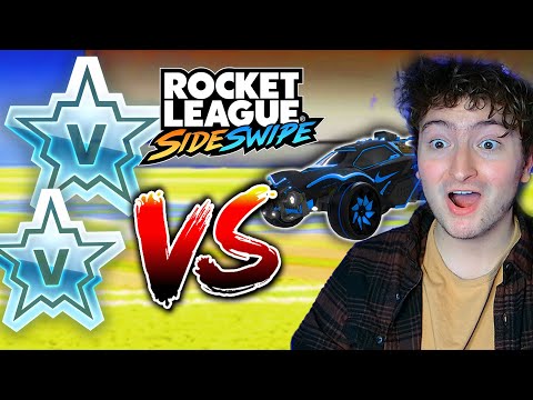 2 PLATINUMS vs ME in Rocket League Sideswipe