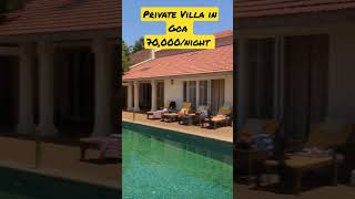 Goa Private Villa #luxurylifestyle #goa #beach #swimmingpool #privatepool #luxury #summer