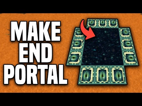 How to Build End Portal in Minecraft (Java and Bedrock Edition) - 2025