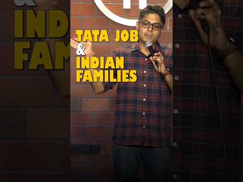 Tata Job & Indian Families | Crowdwork | Stand-up Comedy Comedy by Abijit Ganguly #shorts