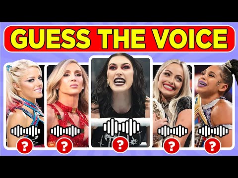 Guess the WWE Women's Wrestlers from Their Voices – Only True Fans Can! 🎤🎧✅