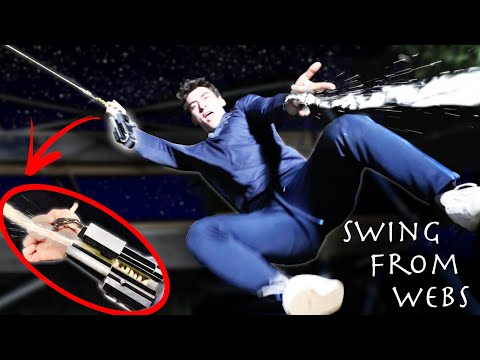 Working Web Shooters You Can Swing From!