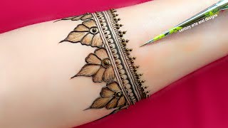 Easy stylish full hand mehndi design | new mehndi design | Front hand mehndi | mehndi design |mehndi