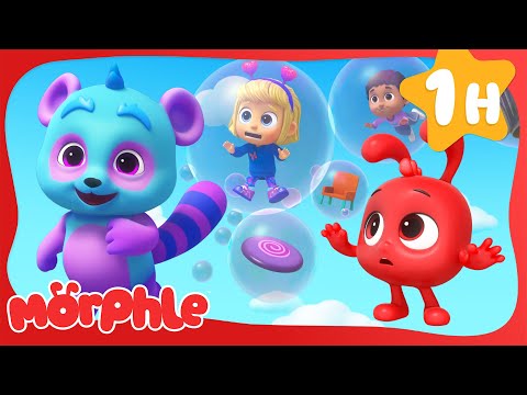 Bubbles Bubbles Everywhere! 🫧✨ | Morphle and Mila | Moonbug Kids | 1 Hour of Colors & Fun