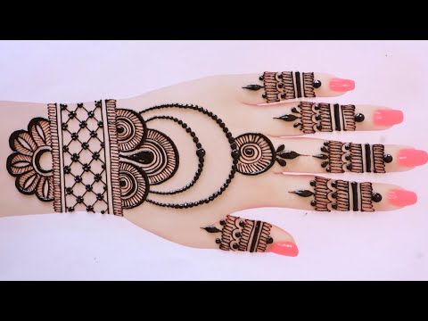 Easy back hand mehndi design | Latestmehndi design | mehndi ka design |mehndi design mehndi.