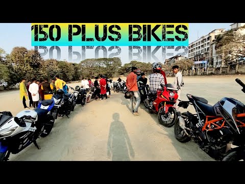 Crazy ride | 150 plus bikes | Guwahati |Mt Rider Alamin | #ride #bikeride