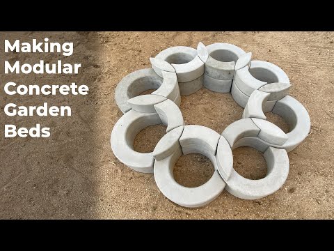 Making Modular Concrete Raised Garden Beds