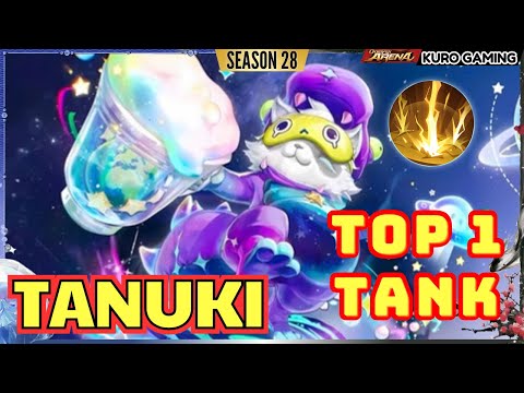 Onmyoji Arena | Tanuki | Tank Shikigami With the Best Skins and Best Skills in the Game | Season 28