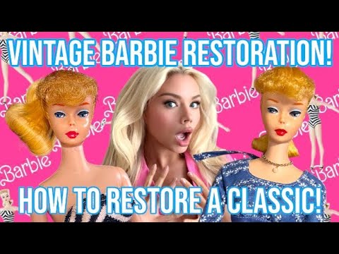 HOW TO RESTORE A VINTAGE PONYTAIL BARBIE! VINTAGE BARBIE RESTORATION! PONYTAIL BARBIE IDENTIFICATION