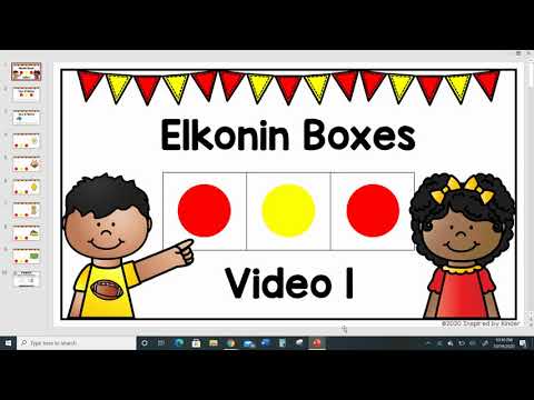 Elkonin Boxes Video 1 (Phoneme Segmentation Activity)