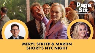 Meryl Streep, Martin Short hit ‘SNL’ and Broadway show together on Saturday night out in NYC