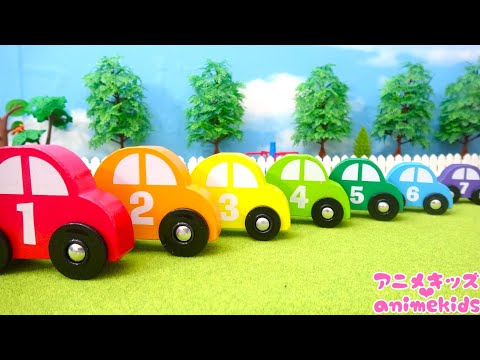 Learn car colors and numbers #4 @animekids