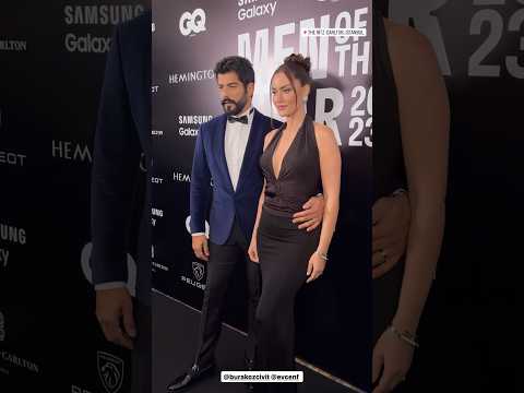 Burak Özçivit Fahriye Evcen at the GQ men of the year ceremony #burakozcivit #buraközçivit #FahBur