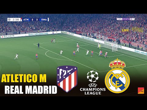 ATLETICO MADRID vs REAL MADRID | 1/8 Final UEFA Champions League | Prediction - Simulation PES 21