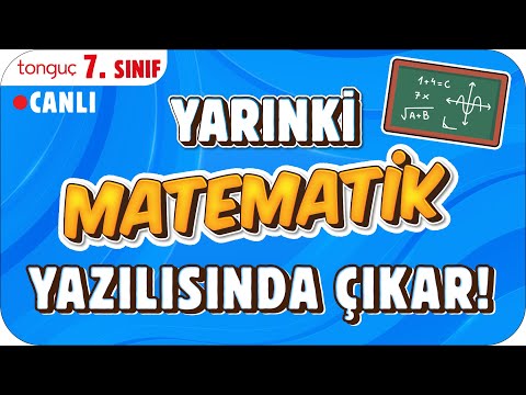 YARINKİ MATEMATİK SINAVINDA ÇIKAR! ✍🏻 7. SINIF #2025