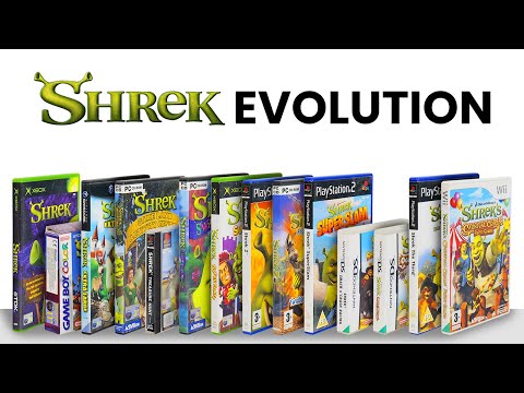 Evolution of Shrek Games + Gameplay (2001-2024)