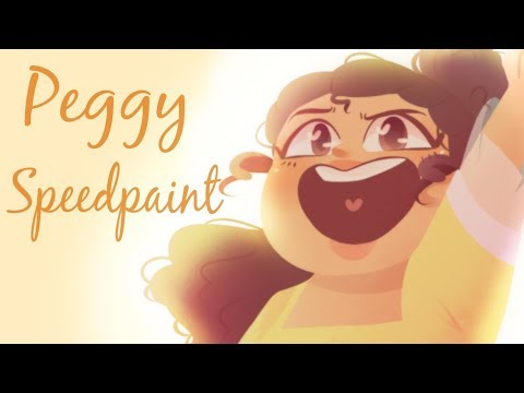 Chibi Peggy | Hamilton speedpaint (re-upload)