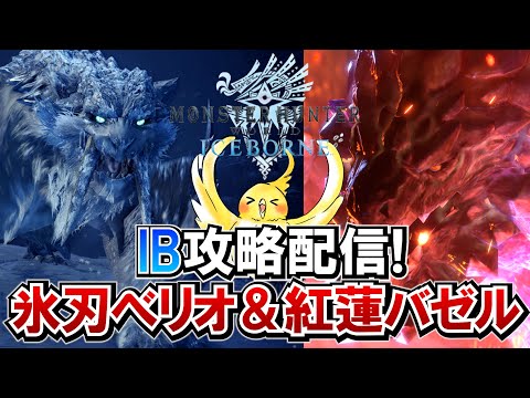 IB攻略配信！VS紅蓮バゼル＆氷刃べリオ【MHWI】【縦型】