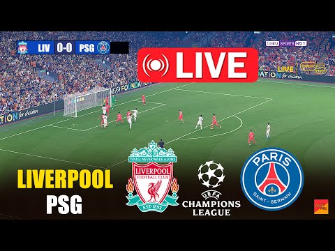 🔴LIVE : Liverpool vs PSG | eFootball PES 21 Gameplay PC