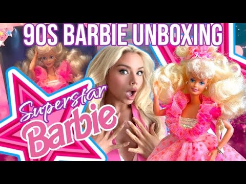 1993 SUPERSTAR BARBIE DOLL UNBOXING AND REVIEW! BARBIE DOLL HAUL! #barbie #barbiedoll #unboxing