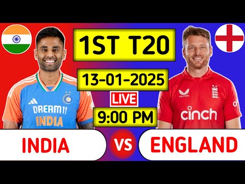 India Vs England 1st T20 Live Score - Part 3