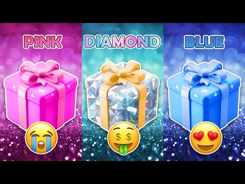 ZILLIONS GIFT 🎁 Pink, Diamond or Blue 💗💎💙 How Lucky Are You? Choose Your Gift...! 😱 QuizZone