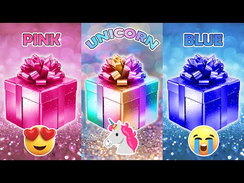 Choose Your Gift...! Pink, Unicorn or Blue 💗🌈💙 How Lucky Are You? 😱 Quiz Zone