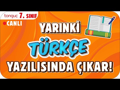 YARINKİ TÜRKÇE SINAVINDA ÇIKAR! ✍🏻 7. SINIF #2025