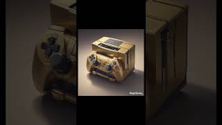 PlayStation 6 console - imagined by Ai #ps5 #console #playstation6 #golden