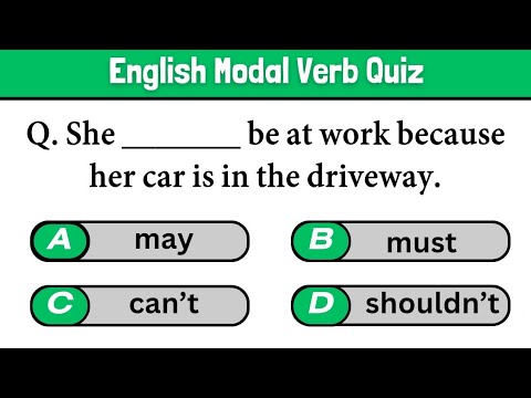 Modal Verb Quiz: Can You Score 90%? Only Experts Pass!  #grammarguardian #modalverbs