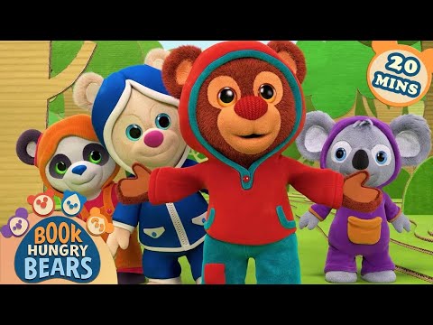 Playful Adventures with Book Hungry Bears | Learning Videos for Kids | 9 Story Kids