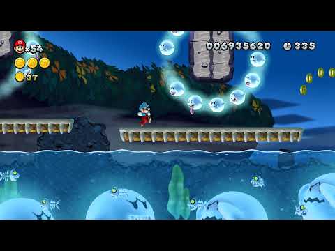 "Haunted Shoreline" | NSMBU Custom level