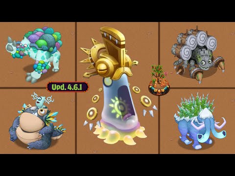 ALL Amber Island EGGS - All New Epics & Rares | My Singing Monsters | MSM