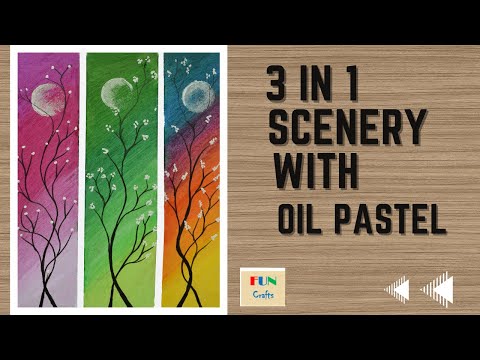 Learn Oil Pastel Drawing: Easy Step-by-Step Scenery for Beginners