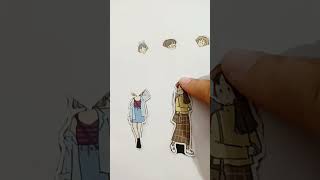 #paperdoll #paperdolls #dollstyle #fashiondoll #reels #youtubeshorts #youtubereels #shorts #fun