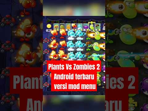 GAME PLANTS VS ZOMBIES 2 ANDROID VERSI MOD MENU‼️ #pvz #pvzfusion #plantsvszombies #shorts