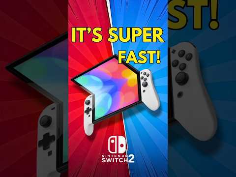 The Switch 2 is SUPER Fast! #shorts