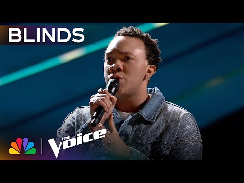 Bryson Battle's Four-Chair-Turn-Worthy Cover of "A Song for You" | The Voice Blind Auditions | NBC