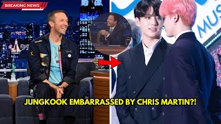 Why Is Jungkook Suddenly Embarrassed? Chris Martin and Jimin have the answer!