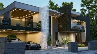 Luxury Modern House Design | 4 Bedroom | 340 sqm.