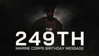 249th Marine Corps Birthday Message