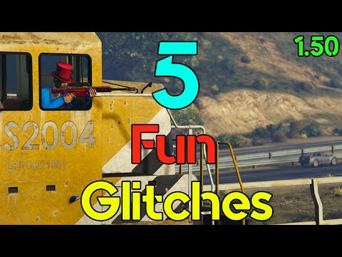 5 Fun Glitches in GTA Online - 1.50 #8