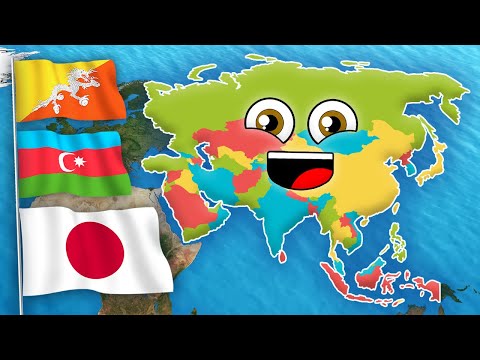 ¡El Continente De Asia Y Más!