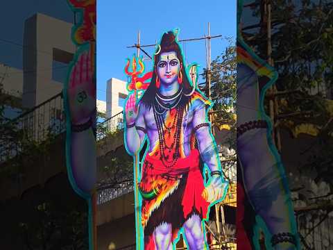 Bengaluru celebrates Mahashivaratri 2025 in Style 🙏 / Huge Shiva cutout #shivaratri #MahaShivaratri