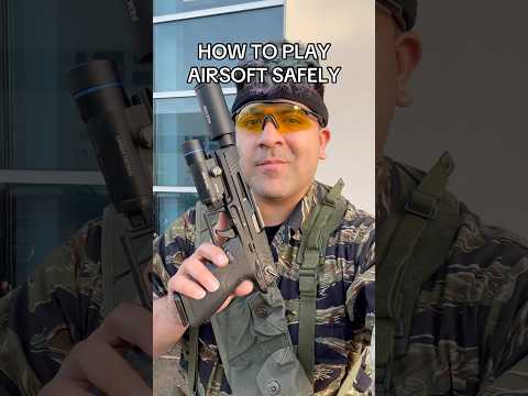 How to be Safe with Airsoft #shorts #short #airsoft #airsoftgi #milsim #gaming #toys #cod #howto