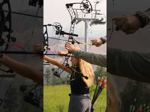 Archery on a mountain