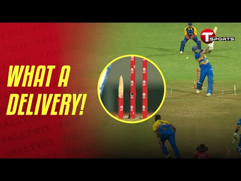 Gony bowled by Thisara Perera |  Asian Legends League 2025 | T Sports