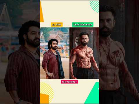 Jr. NTR And Unni Mukundan Life Journey Transformation||#jrntr#unnimukundan#journey#shorts