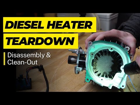 Diesel Heater Teardown - Disassembly & Cleanout