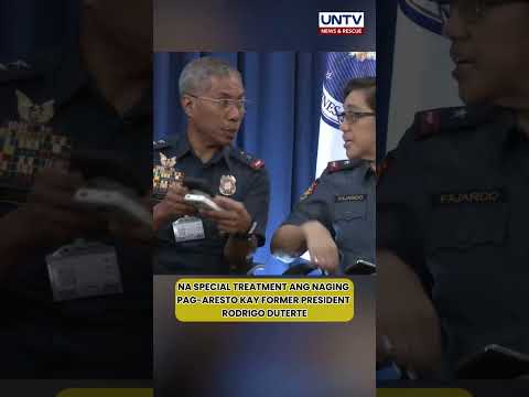 CIDG Chief, iginiit na special treatment ang pagkaaresto kay FPRRD